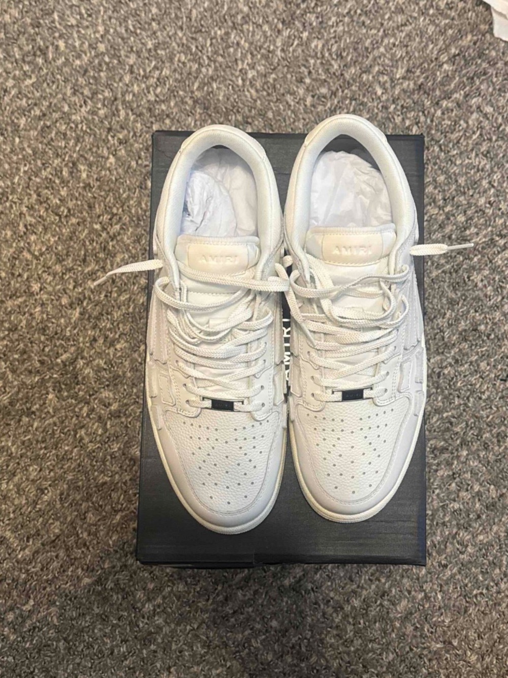 AMIRI White Skel Top Low Sneakers Men’s Size 11 / EU 44 w/ Box